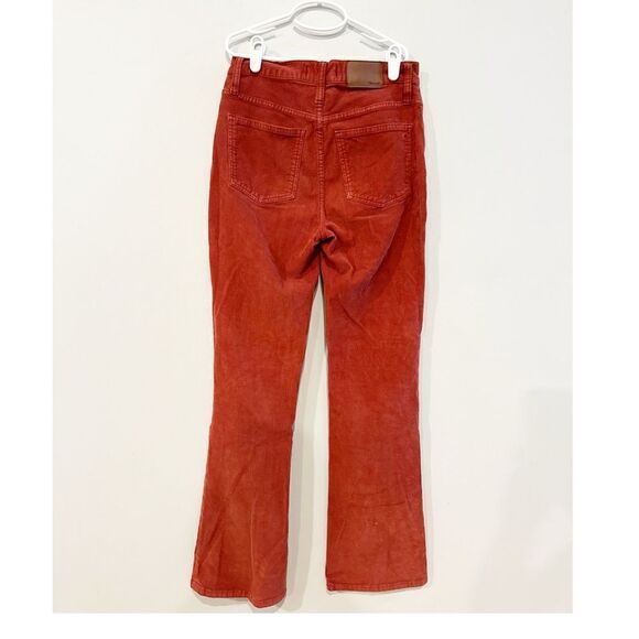 Madewell Cali Demi boot corduroy pants red - Picture 4 of 6